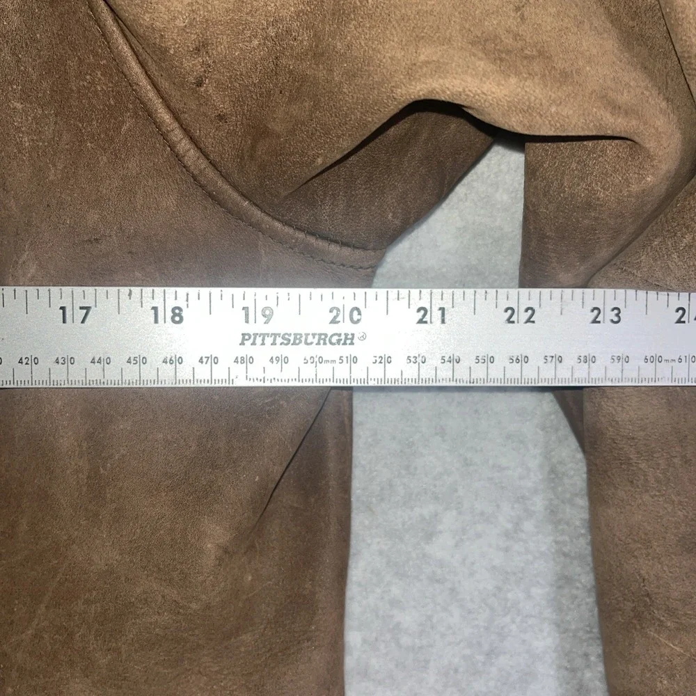 Y2K Wilsons Leather Brown Nubuck Patina Thinsulate Jacket Women's XL Retro‎ 90's